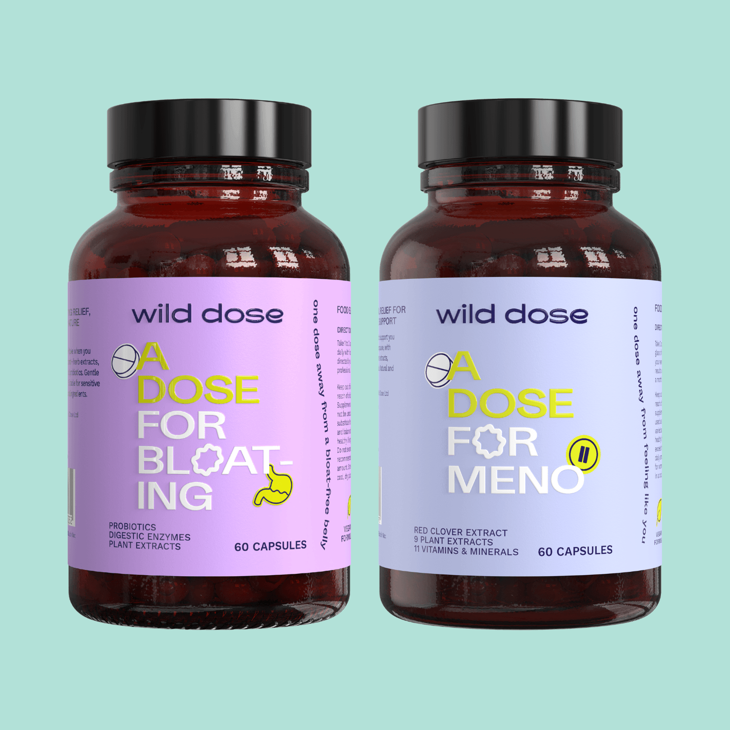 menopause bloating bundle by wild dose