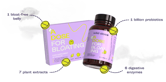 wild dose natural remedy for bloating and gas relief uk